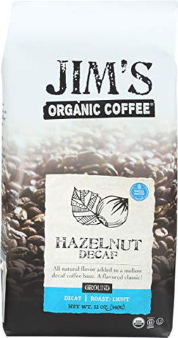 Hazelnut Decaff, Ground  12 Oz ( All Natural Flavor Decaffs Category)