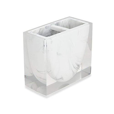 Ducale Bath Accessories White - Toothbrush Holder
