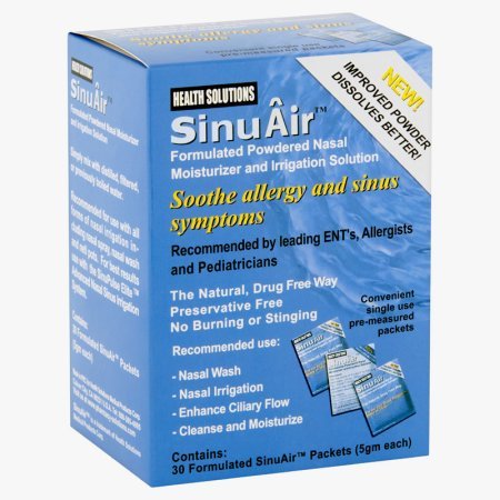 SinuAir Formulated Saline Powder - 30 Single Serving Packets