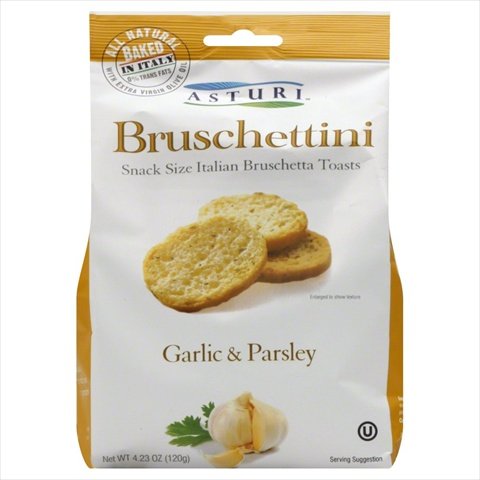 Asturi Bruschettini Garlic n Parsley, 4.23 oz
