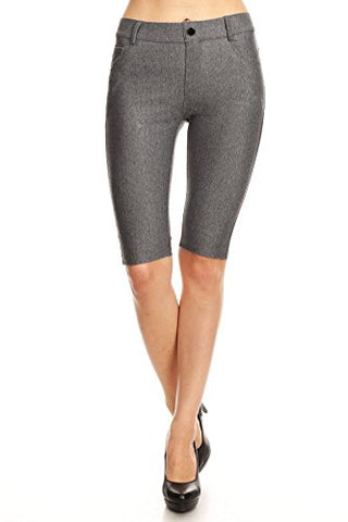 Women's Classic Bermuda Shorts - Grey Medium