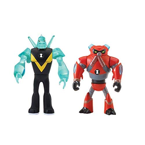 Ben 10 Alien Creation Figure 2pk. - Diamondhead & Overflow
