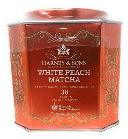Matcha - Flavored Matcha Tea, White Peach Matcha (4 Oz)