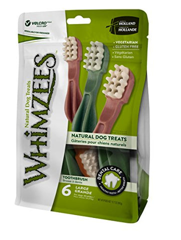 Paragon Whimzees Val Bag T Brushzees Large 6/Pc