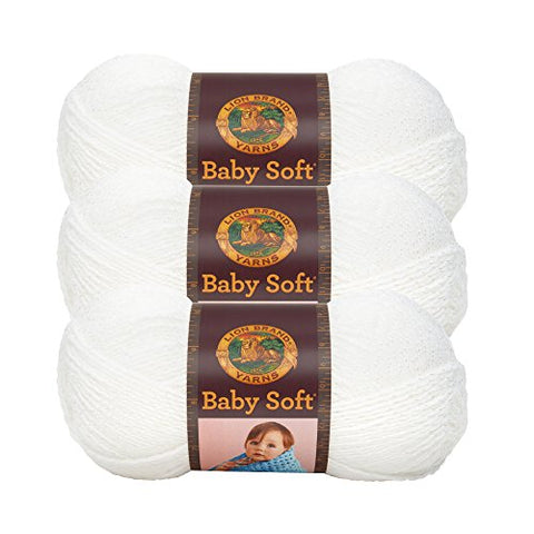 Baby Soft Yarn, White