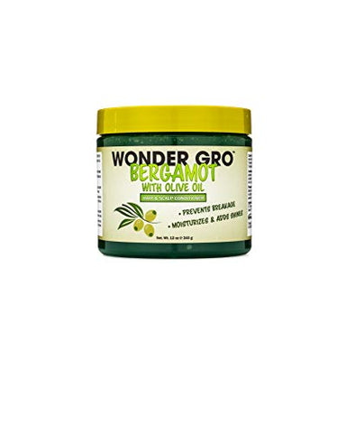 Wonder Gro Bergamot Conditioner with Olive Oil, 12 oz