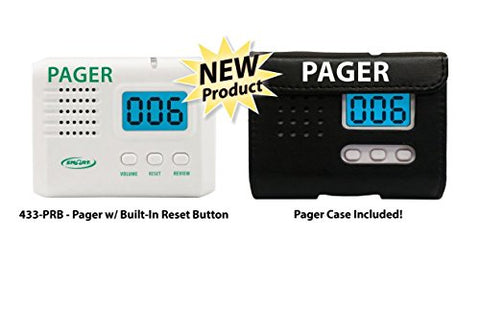 Wireless Caregiver Pager with Reset Button with LCD Display