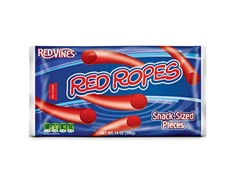 Red Vines Red Ropes Licorice, Laydown Bag - 14oz