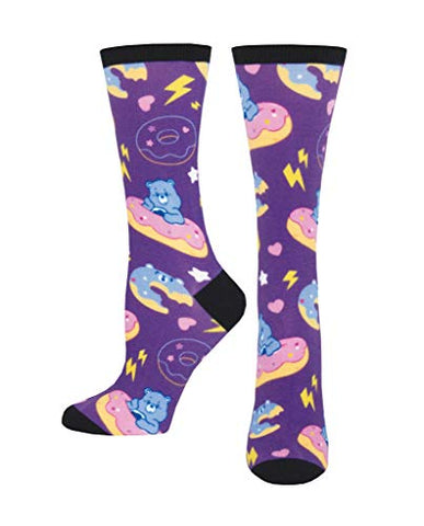 Women's 3D Print Donut Mess With Me Socks, Multi 9-11