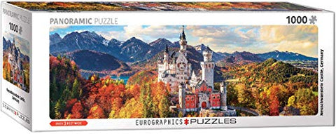 Neuschwanstein Castle in Autumn - 1000 Piece Puzzle