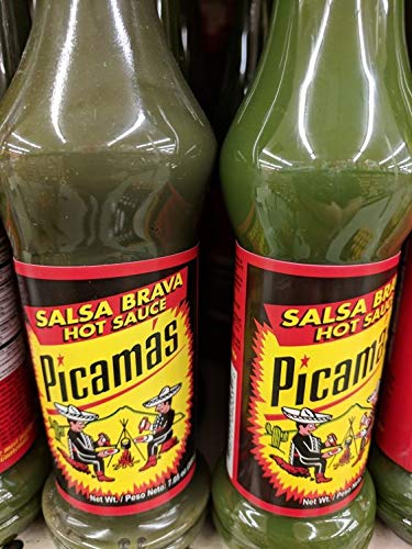 Picamas Salsa Brava Verde (Green Hot Sauce) 7.05oz