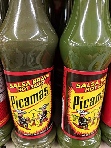 Picamas Salsa Brava Verde (Green Hot Sauce) 7.05oz