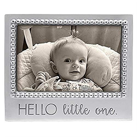 Hello Little One Beaded 4" x 6" Frame