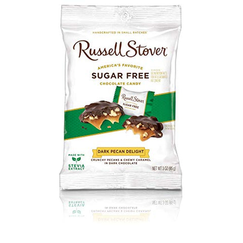 Sugar Free Dark Chocolate Pecan Delight, 3 oz. Bag
