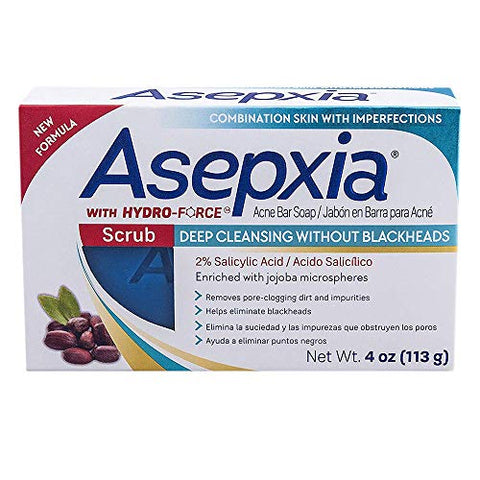 Asepxia Scrub Soap Bar for Combination Skin 4oz