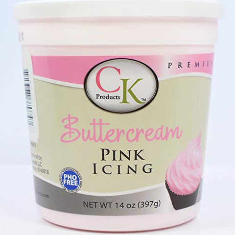 Pink Buttercream Icing PHO Free 14 Ounce