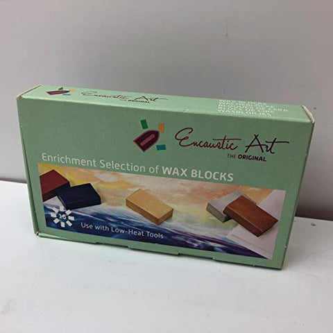 Encaustic Art Enrichment Selection of Wax Blocks, 66 Pieces