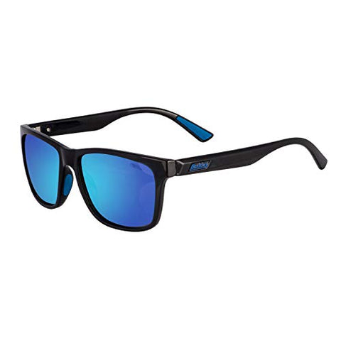 Berkley BER003 BLKSMKBLU Fitted With Optical Quality, Scratch Resistant Polarized Lenses To Reduce Glare, M/L, Bright Lightgloss Tortoise/Brown