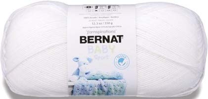 Bernat Baby Sport Big Ball Solid Yarn 12.35 oz, Baby White