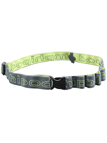 Race-Lite Quick-Clip Plus Number Belt, Charcoal/Green