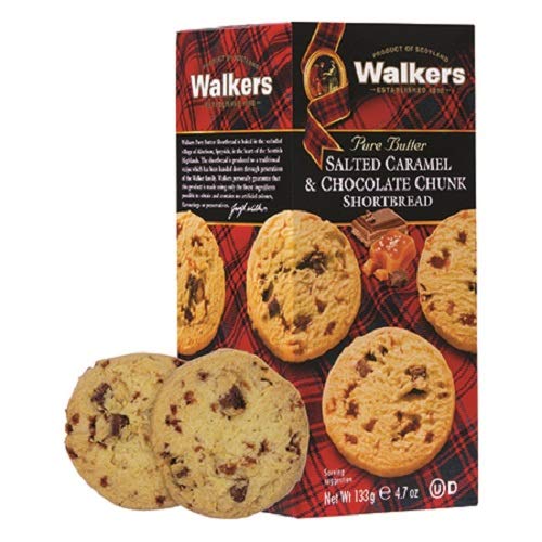 Walkers Salted Caramel and Milk Chocolate Shortbread, 4.7 oz