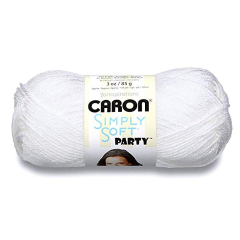 Caron Simply Soft - Party 3 oz (Snow Sparkle)