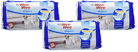 Four Paws Wee-Wee Disposable Diaper Liners, Small 12 pcs