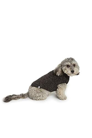 CozyChic Ribbed Pet Sweater Heathered Vintage Rose-Ballet Pink, LG