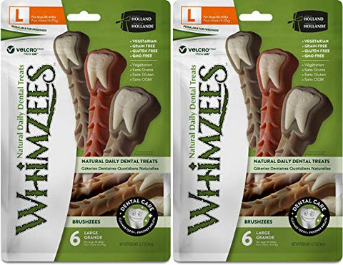 Paragon Whimzees Val Bag T Brushzees Large 6/Pc