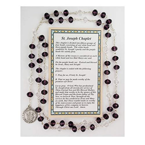 St. Joseph Chaplet with How to Pray the Chaplet Card