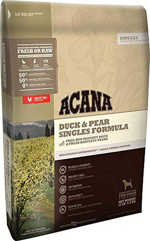 Acana D Sngls Dck Pear 13 lbs