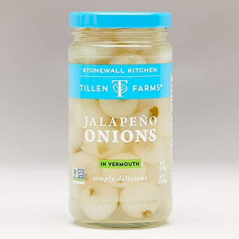 Tillen Farms Jalapeño Onions in Vermouth, 12 oz