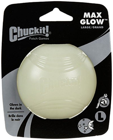 Canine Hardware Chuckit! Max Glow Ball, Large