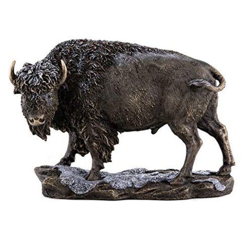 American Buffalo/Bison in Snow, 7.25" x 10.5"