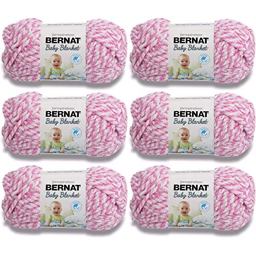 Bernat Baby Blanket Twists 3.5 oz (Pink Twist)