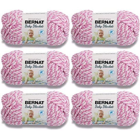 Bernat Baby Blanket Twists 3.5 oz (Pink Twist)