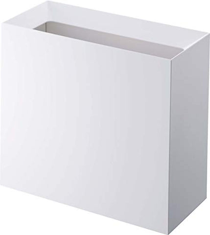 Tower Rectangular Trash Can - White