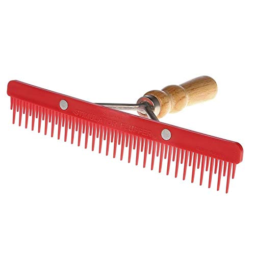Sullivan Supply, Inc - Stimulator Fluffer Comb, Wooden Handle