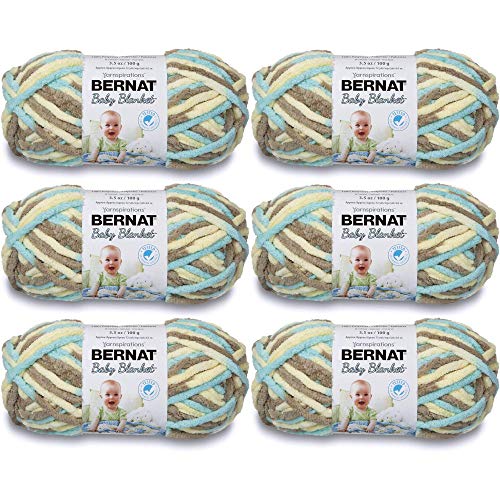 Bernat Baby Blanket, 3.5 oz (Beach Babe)