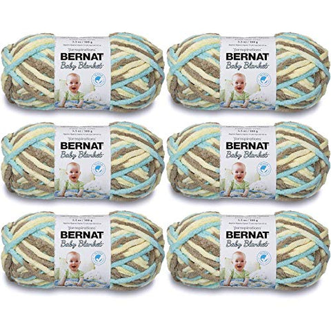Bernat Baby Blanket, 3.5 oz (Beach Babe)