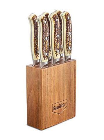 Smith's Sharpeners, Cabin and Lodge Steak Set of 6, 9" overall