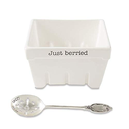 Berry Serving Set (Server 3.5x6x6-in/Spoon 7.5-in)