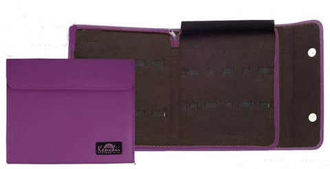 Faux Leather 10-shear case, Purple