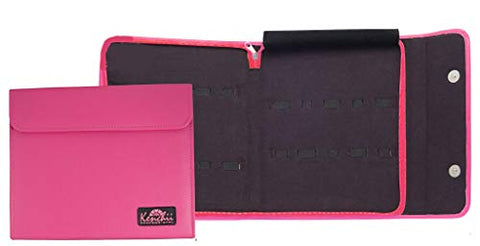 Faux Leather 10-shear case, Pink