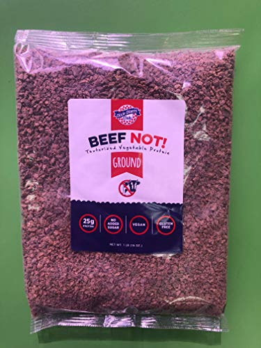 Dixie Carb Counter's Textured Vegan Protein - Perfect and Tasty Soy Based Meat Substitute For Vegans And Vegetarians - Ground Beef (Not!) - 9 Serving Bag