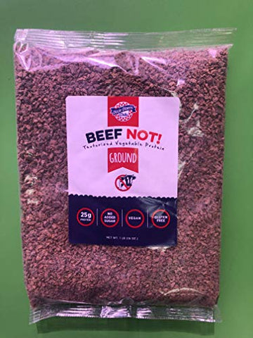 Dixie Carb Counter's Textured Vegan Protein - Perfect and Tasty Soy Based Meat Substitute For Vegans And Vegetarians - Ground Beef (Not!) - 9 Serving Bag