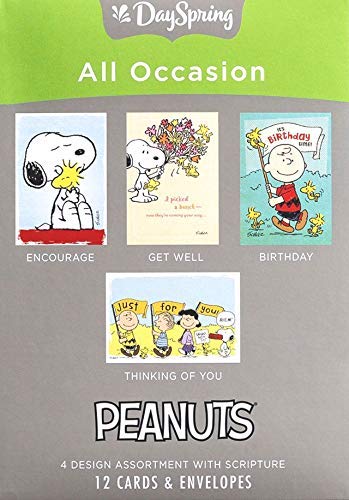 Peanuts - All Occasion - 12 Boxed Cards
