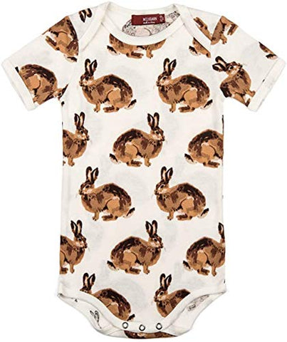 Bunny Organic Cotton One Piece, 6-12M