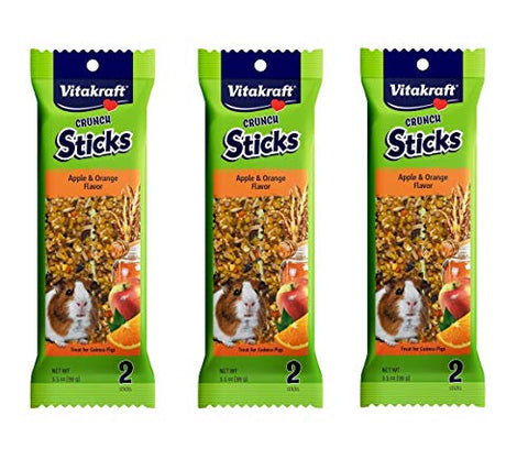 Vita Guinea Pig Sticks Apple/Orange 3.5Oz