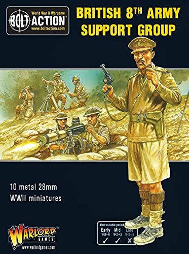 Bolt Action, 8th Army Support Group (HQ, Mortar & MMG)